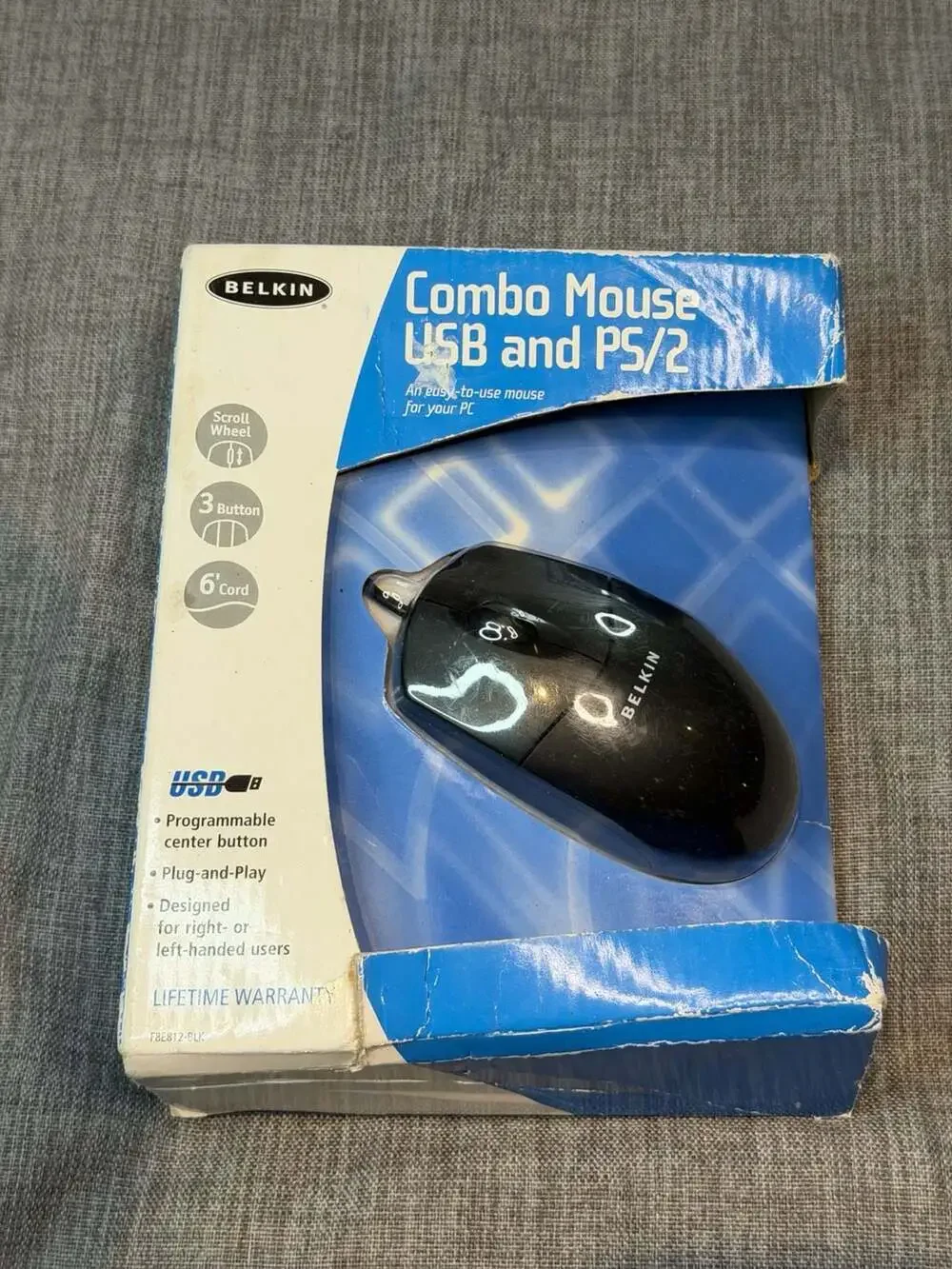 Belkin PS/2 Mouse - F8E813-BLK-PS2
